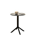 Kafébord svart Ø60 cm – Sunlife®